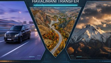 Erzincan Erzurum Arası Dağ Yolu - Sonbahar Manzarası ve Transfer Rotası